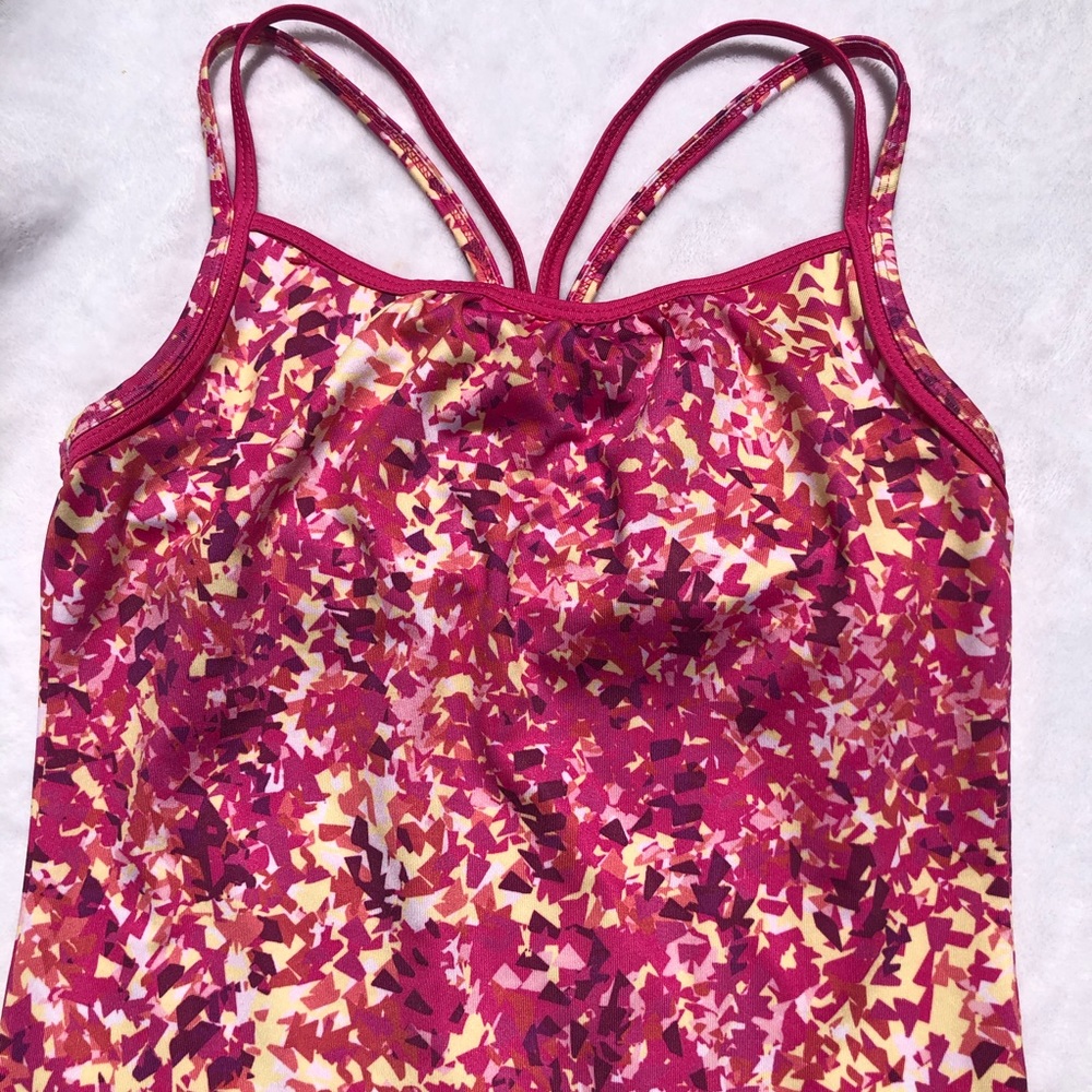 Champion Small Workout Tank Built In Bra Pink